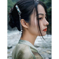 Load image into Gallery viewer, [Xiao Qinglong Shu Series] ★China style hair ornament★ 1 hairpin, ladies accessories, bamboo, old-fashioned, easy to match
