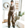 Load image into Gallery viewer, [Kokaisha---Jiku Brownma Series] ★Denim pants with belt★ Brushed lining, thick bottoms, pants, cotton, easy to match
