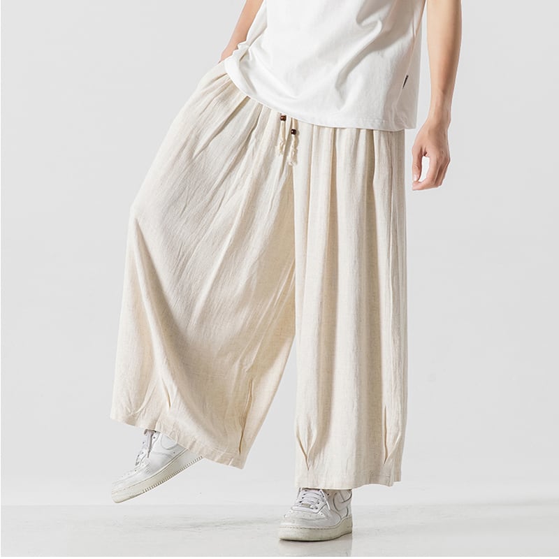 [JUNYI Series]★Casual Pants★ 3color Bottoms Chinese Style Pants Men's Large Size Plain Simple