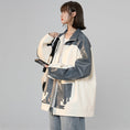 Load image into Gallery viewer, [Fujiiman Series]★Jacket★ 2color PU outerwear unisex men's color scheme coffee color blue
