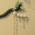 Load image into Gallery viewer, [PINZHUSI Series]★China style hair ornament★1 hairpin ladies accessories present birthday lily of the valley lily orchid fringe
