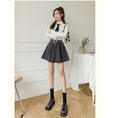 Load image into Gallery viewer, [TUYILIAN Series]★Skirt★ 2color Bottoms Fashion Mini Length Easy to Match Slimming Gray Blue
