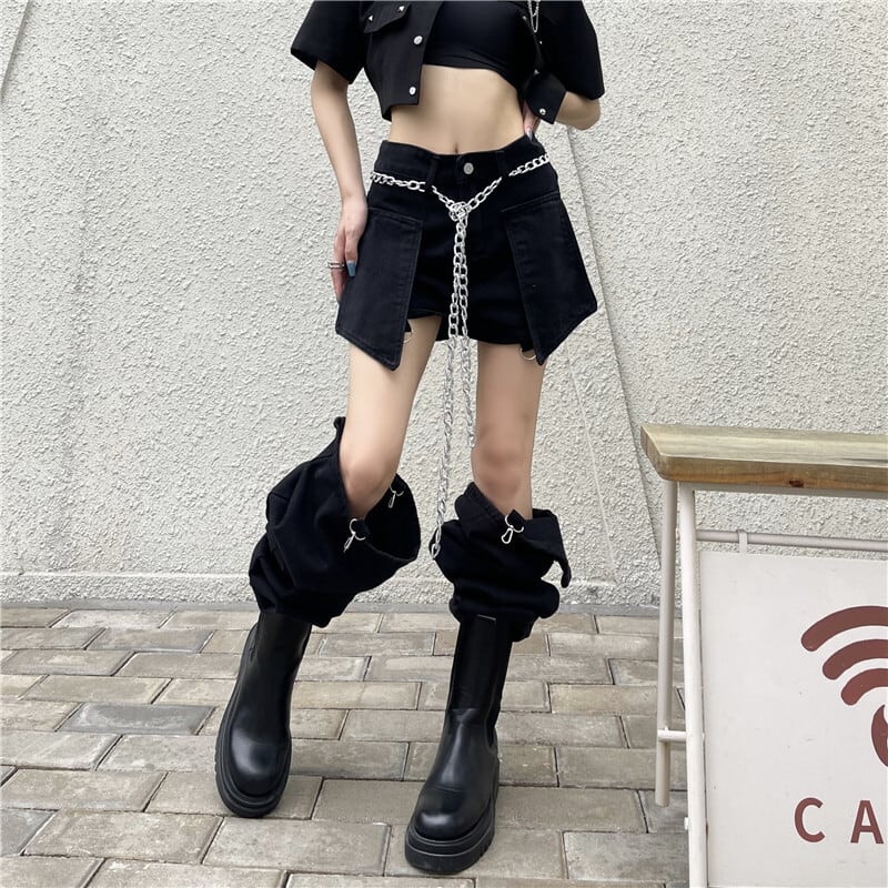 [Miyakoya Series] ★Casual Pants★ Bottoms Unique Fashion Retro Black Black SML XL