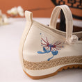 Load image into Gallery viewer, [BULUOYI Series]★Embroidered shoes★ 2color Chinese shoes Chinese dress shoes Beige Black Original
