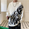 Load image into Gallery viewer, [Black Series] ★Sweater★ 3color knit tops Unisex Men's Switching Stylish Cool
