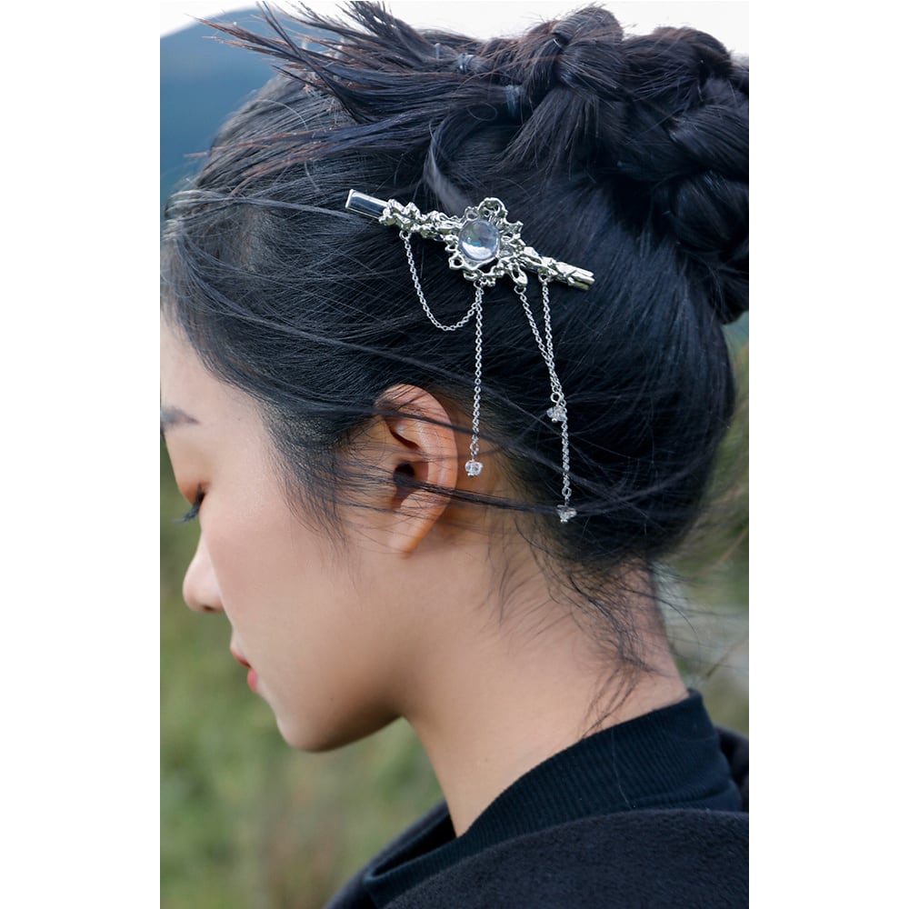 [Xiao Qing Long Shu Series]★China style hair ornament★ Hairpin 1 piece Ladies accessories Fringe Retro