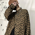 Load image into Gallery viewer, [MGJM Series]★Leopard print shirt★ Tops, long sleeve shirt, unisex, men's leopard print, easy to match, fashion
