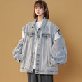 Load image into Gallery viewer, [LIUQU Series]★Jacket★ 2color outer denim jacket Unisex Men's Sleeves are removable
