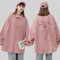 Load image into Gallery viewer, [Fujiiman Series]★Shirt★ 4color Tops Long Sleeve Shirt Unisex Men's Black Gray Pink Red
