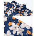 Load image into Gallery viewer, [TRAVEL ISSUANCE Series] ★Retro Shirt★ Floral Shirt 2color Blue or Black Print Unisex Men's Beach Travel Photography
