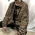 Load image into Gallery viewer, [MGJM Series]★Leopard print shirt★ Tops, long sleeve shirt, unisex, men's leopard print, easy to match, fashion
