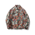 Load image into Gallery viewer, [MMstudios Series] ★Jacket★ Outerwear Unisex Men's Floral Pattern Retro Tiger Pattern Dora Design
