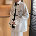 Load image into Gallery viewer, [PVPVPV Series] ★China Style Outer★ Jacket Unisex Men's China Button Dragon Black White
