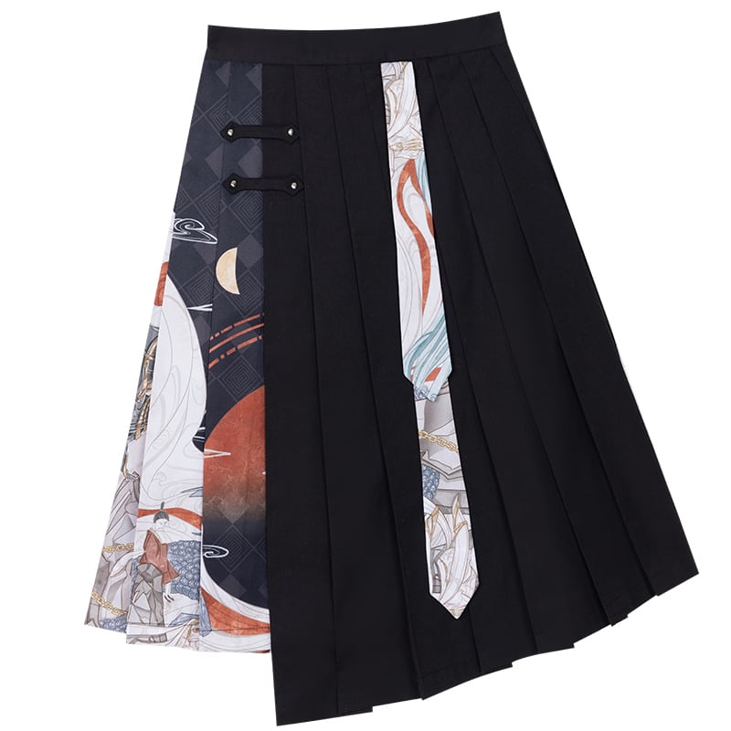 [Hanayu Poetry Series] ★China style setup★ Tops + skirt sailor suit JK style 2 piece set cute