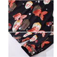 Load image into Gallery viewer, [TRAVEL ISSUANCE Series]★Shirt★ Long sleeve shirt tops unisex men's goldfish black red casual
