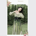 Load image into Gallery viewer, [Treasure Island Series]★Chinese style dress★ Hanfu dress Gradation Green Green SML
