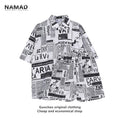 Load image into Gallery viewer, [NAMAD Series]★Setup★ 2color Hawaii Aloha Shirt Shirt + Shorts Unisex Thin
