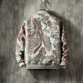 Load image into Gallery viewer, [Konan Series] ★Chinese style stadium jacket★ 2color jacket outerwear sukajan large size crane pattern crane
