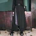 Load image into Gallery viewer, [Old Monster---Gold Series]★China style pants★Bottoms Gaucho pants original slimming black
