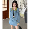 Load image into Gallery viewer, [KEKELI Series]★Setup Single Order★ Outerwear or Skirt with Belt Denim Cute Spring Clothes
