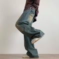 Load image into Gallery viewer, [NANSHI Series]★Denim Pants★ Bottoms Pants Unisex Men's Simple Easy to Match Blue Blue
