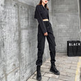 Load image into Gallery viewer, [MEITAO Series] ★Casual Pants★ Bottoms Black Autumn clothes Easy to match, slimming, stylish
