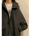 Load image into Gallery viewer, [BENGE Series]★Jacket★ 3color Outerwear Unisex Men's Casual Apricot Black Green
