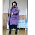 Load image into Gallery viewer, [Kokaisha --- Fine Rakuten Series] ★Down Coat★ 2color 90% Down Winter Coat Warm Purple Black
