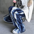 Load image into Gallery viewer, [Miyakoya Series]★Casual Pants★ 2color Blue or Black Pants Bottoms Vertical Stripes Gaucho Pants Gaucho
