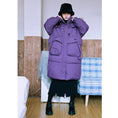 Load image into Gallery viewer, [Kokaisha --- Fine Rakuten Series] ★Down Coat★ 2color 90% Down Winter Coat Warm Purple Black
