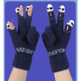 Load image into Gallery viewer, [AOJU Series] ★Gloves★ Accessories, cold protection, available in 5 colors, knit, open fingers, pink, beige, black, navy, light blue
