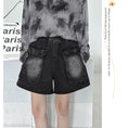 Load image into Gallery viewer, [YIDAO Series]★Shorts★ 3color Denim Pants Short Length Pants Trousers Brown Black Purple
