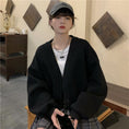 Load image into Gallery viewer, [Insufficient Moe Series] ★Outer★ 2color Jacket Faux Layered Hat Removable Women's White Black
