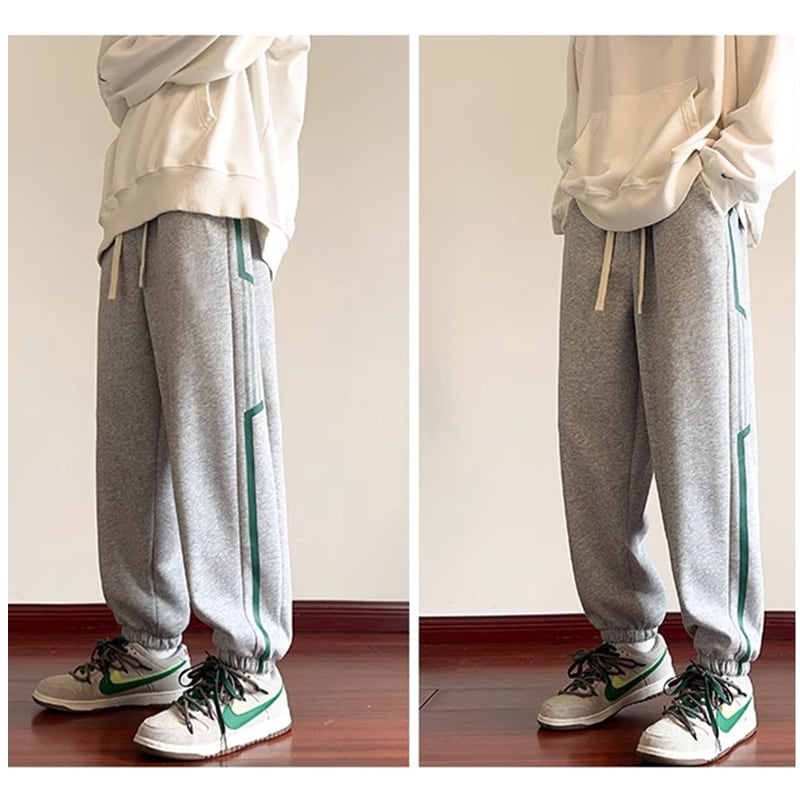 [SENSU Series] ★Casual Pants★ Brushed lining 3color Bottoms Trousers Unisex Men's Large Size Sports Style Easy to Match