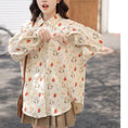 Load image into Gallery viewer, [Mago Series]★Shirt★ 3color Tops Penguin Long Sleeve Shirt Print Loose Cute SML
