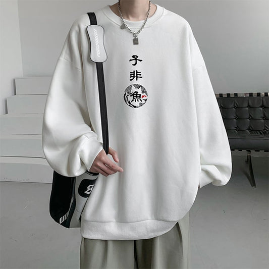 [LANGGUANGHU Series]★China style tops★ 4color Unisex Men's Large size Letter pattern