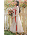 Load image into Gallery viewer, [Shojunsho Series]★Hanfu Dress★ Chinese Clothes Chiffon Retro Old Fashioned Sexy Old Fashioned Cute Slimming Date
