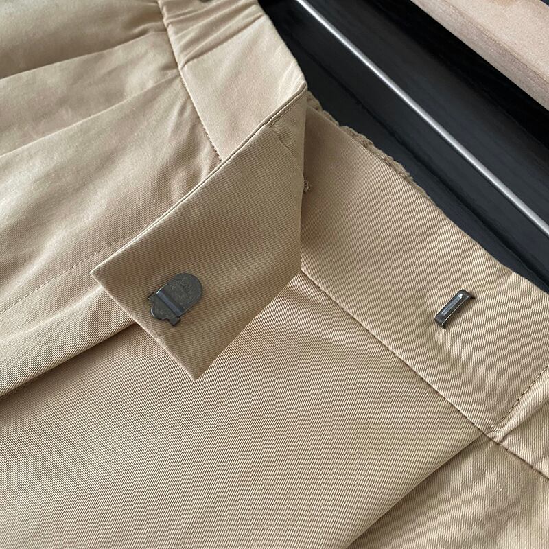 [Tenkawa Series] ★Casual Pants★ 3color Pants Bottoms Plain Simple Easy to Match Coffee Color Khaki Brown Navy