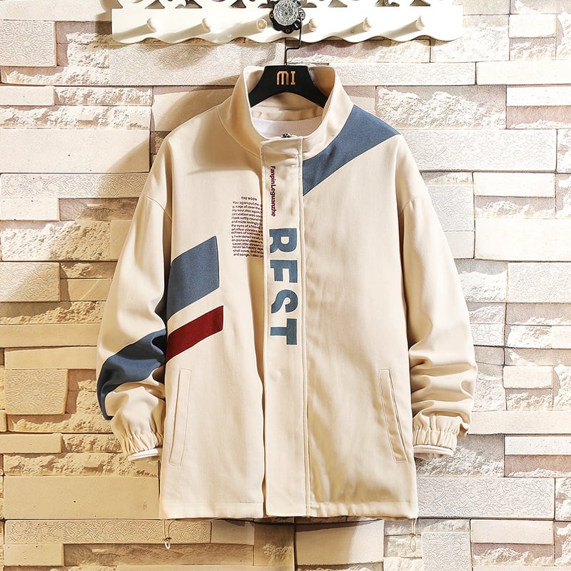 [BIGEMAN Series] ★Jacket★ Outerwear Unisex Men's Large Size Cool Color Scheme Casual