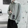 Gallery viewerに画像を読み込む, 【阿茶と古シリーズ】★シャツ★4color トップス 男女兼用 カップル服 大きいサイズ メンズ かっこいい
