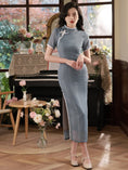 Load image into Gallery viewer, [RUYUN Series]★Cheongsam dress★ 2color Chinese style dress Elegant Temperament enhancement Large size
