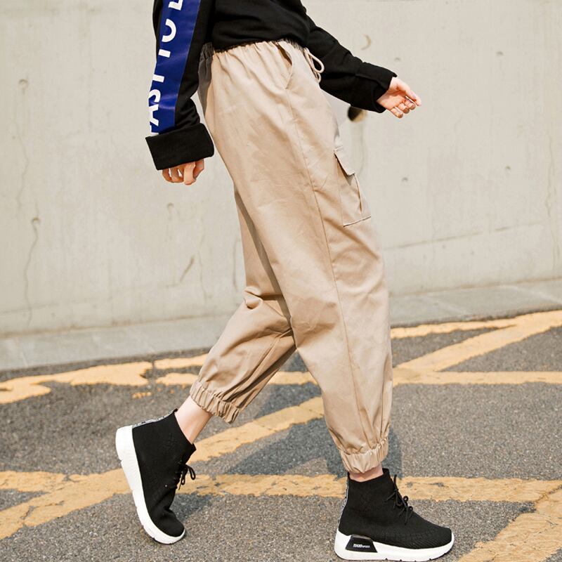 Casual Pants Trousers Bottoms Fashion Sports Style Easy to Match Ankle Pants Loose Khaki Green Black Large Size SML XL 2XL 3XL