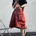 Load image into Gallery viewer, [PV Series] ★Shorts★ 2color Bottoms Casual Shorts Unisex Men's Black Red Easy to match
