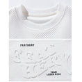 Load image into Gallery viewer, [BIGEMAN Series] ★Tops★ 2color Unisex Men's Large Size Round Neck Black White Alphabet
