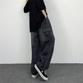 Load image into Gallery viewer, [MGJM Series]★Denim Pants★ 2color Pants Bottoms Unisex Men's Casual Street Blue Black
