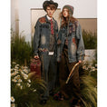 Load image into Gallery viewer, [Satoru Series]★China style jacket★ 2color denim jacket outerwear unisex men's ethnic switching
