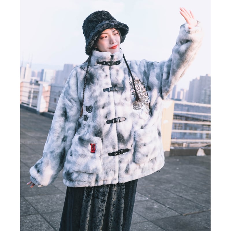 [Old Monster---Torako Series] ★Chinese style coat★ Winter coat, thick and warm, Chinese clothes, original, easy to match