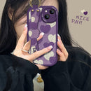 [DKF Series]★Mobile Case★ 2color Hat Purple Black Fashion iPhone14 iPhone13 iPhone12/11/7/8XS