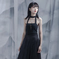 Load image into Gallery viewer, [Kyodo Series]★China style camisole★ Sexy embroidered knit tops Black Black SML Easy to match
