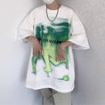 Gallery viewerに画像を読み込む, 【DISHENHUシリーズ】★Tシャツ★ トップス 2color 男女兼用 メンズ 原宿風 個性的 黒 白 カジュアル おしゃれ
